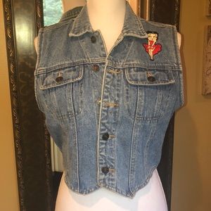 NOW ONLY $9. Betty Boop Fitted Vest